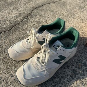 New Balance 475 aime Leon dore Men's White and Green Athletic Shoes